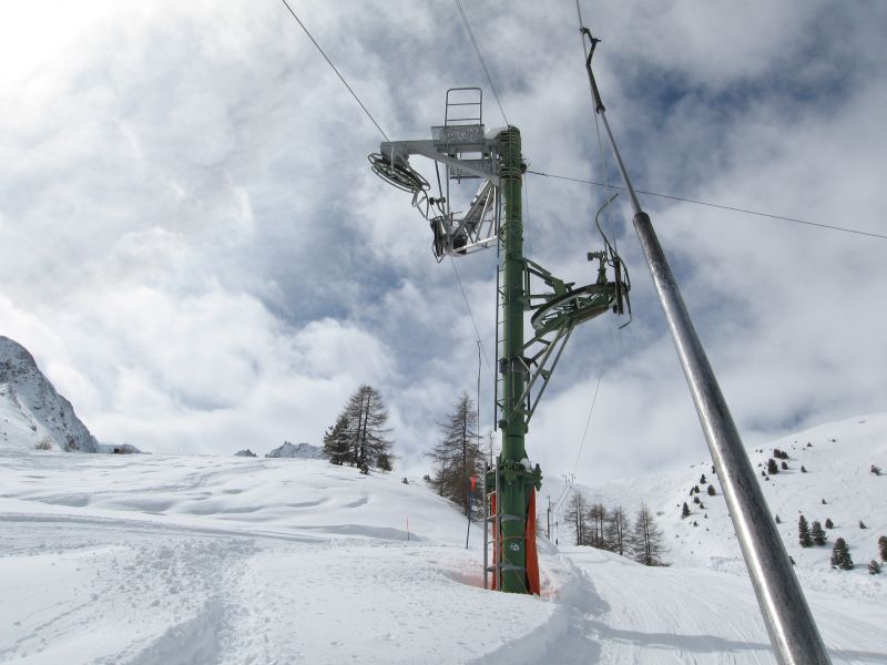 Schlepplift Fontanesses, März 2008