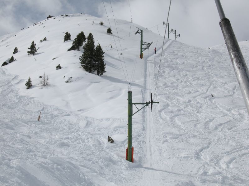 Skilift im Skigebiet Arolla