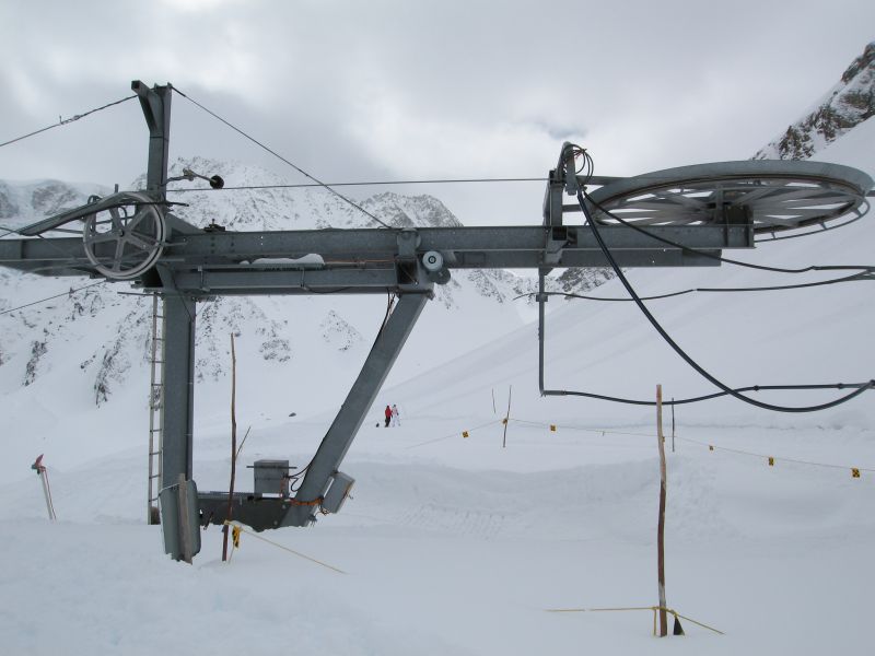 Bergstation Schlepplift Remointze, März 2008
