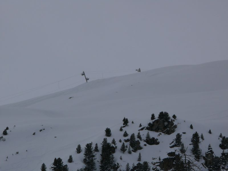 Stützen des Schlepplifts Remointze, März 2008
