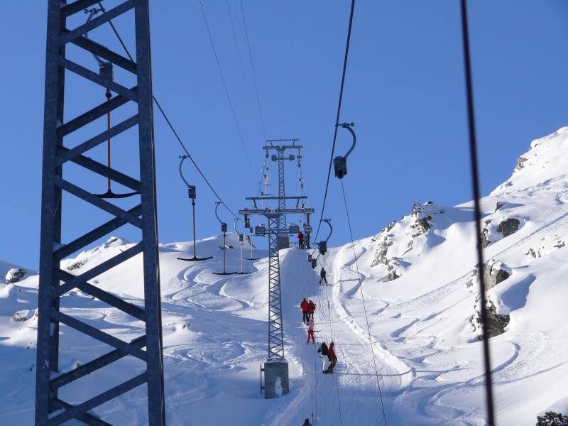 Schlepplift Dachberg, Januar 2009