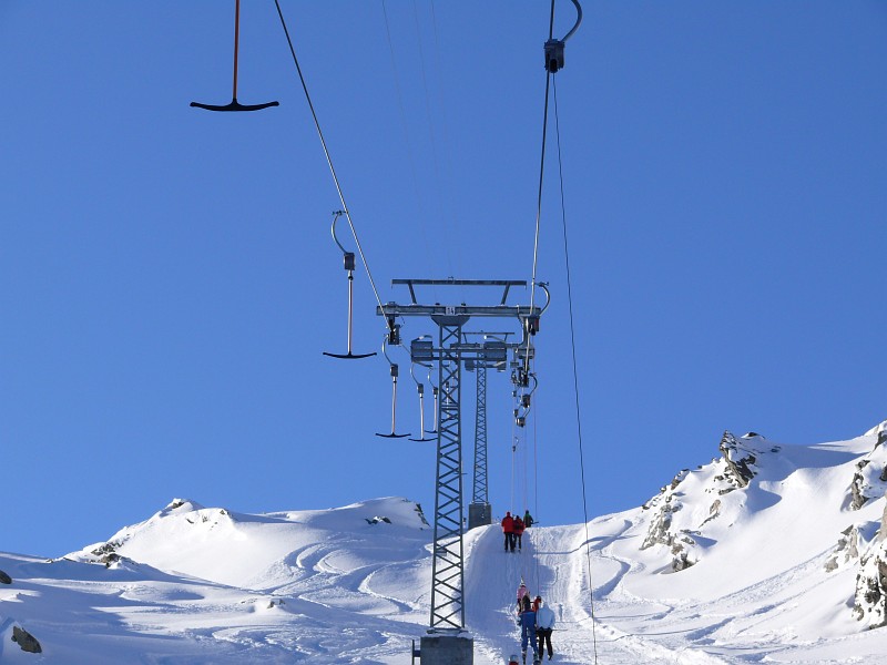 Schlepplift Dachberg, Januar 2009