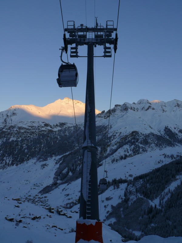 Kabinenbahn Vals-Gadenstatt, Januar 2009