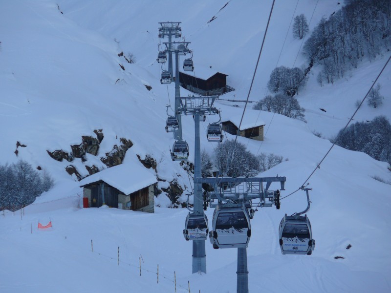 Kabinenbahn Vals-Gadenstatt, Januar 2009
