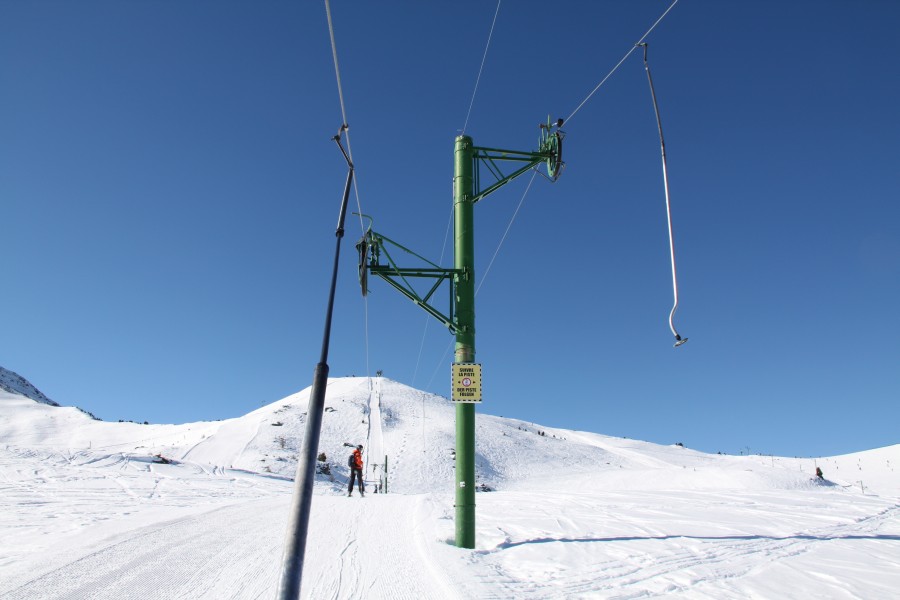Schlepplift Mont Major, März 2012