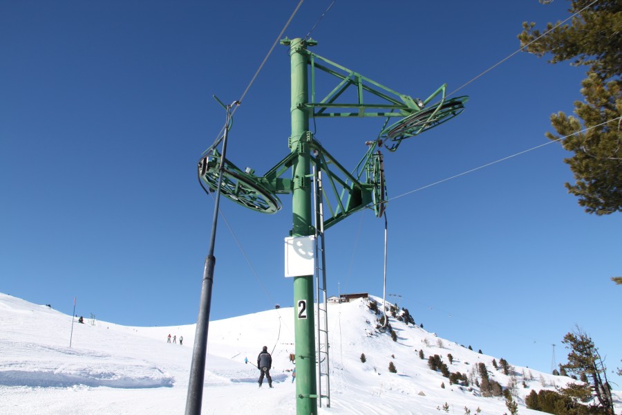 Schlepplift Crêt du Midi, März 2012