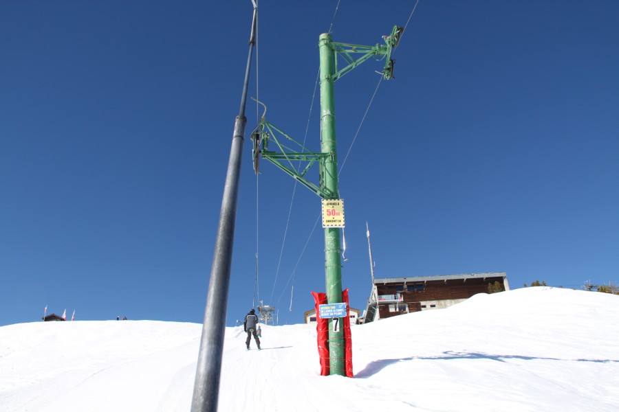 Schlepplift Crêt du Midi, März 2012