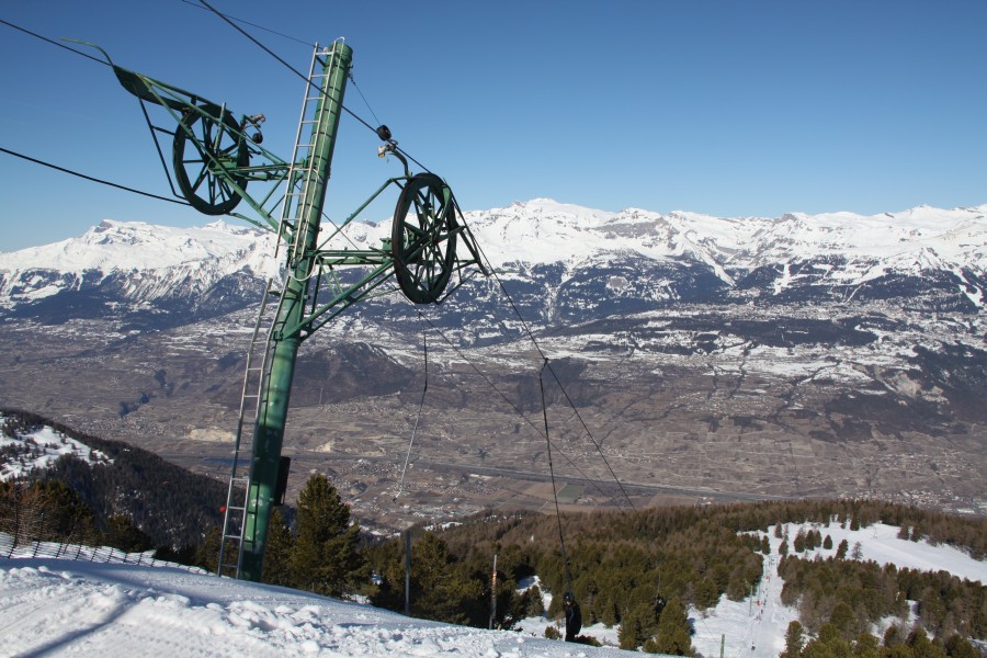 Schlepplift Siegeroulaz-Crêt du Midi, März 2012