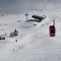 Luftseilbahn Les Gouilles-La Videmanette, März 2010