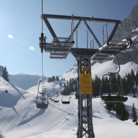 Sesselbahn Rubloz, März 2010