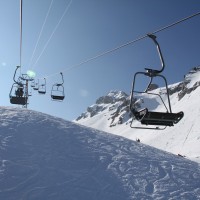 Sesselbahn Rubloz, März 2010