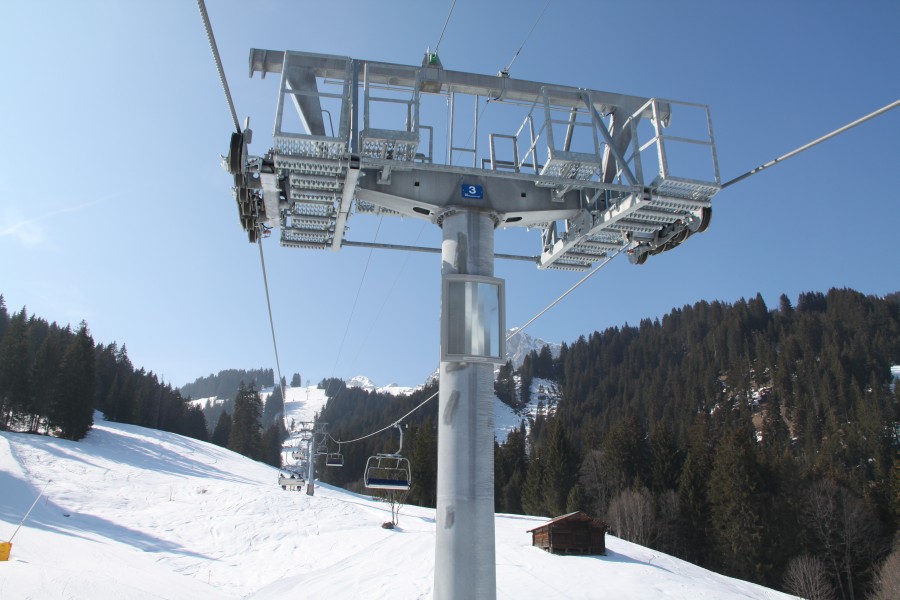 Sesselbahn Chalberhöni-Les Gouilles, März 2010