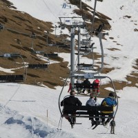 Sesselbahn Sodoleuvre-La Croix des Chaux, März 2011