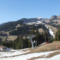 Sesselbahn Sodoleuvre-La Croix des Chaux, März 2011