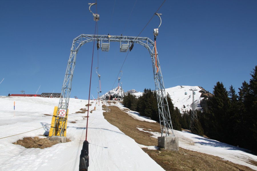 Schlepplift Plan Métroz, März 2011