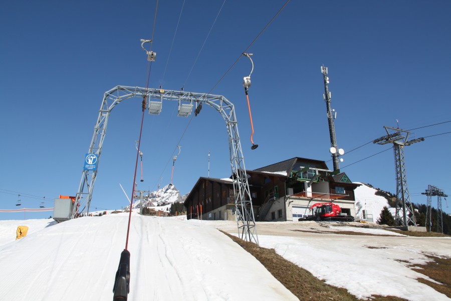 Schlepplift Plan Métroz, März 2011