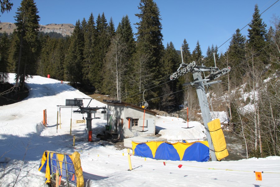 Schlepplift Gryonne-Sodoleuvre, März 2011