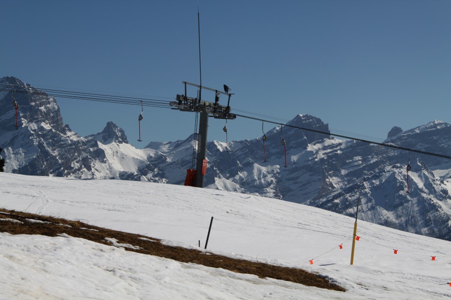 Doppelskilift Chaux Ronde, März 2011