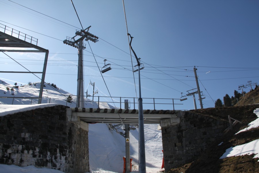 Schlepplift Col de Bretaye-Roc d'Orsay, März 2011