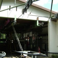 Talstation der Kabinenbahn Reigoldswil-Wasserfallen, Juli 2005
