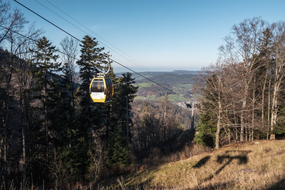 Kabinenbahn Reigoldswil-Wasserfallen, Januar 2023