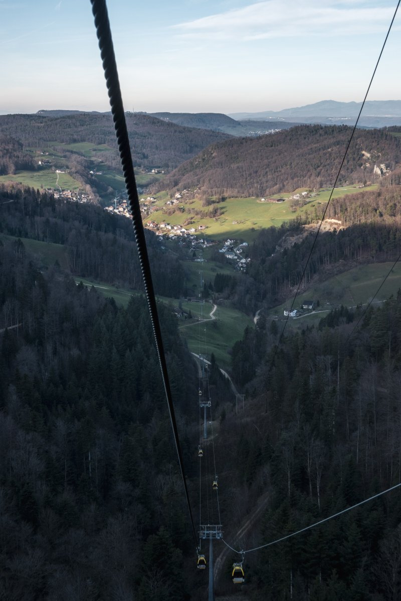 Kabinenbahn Reigoldswil-Wasserfallen, Januar 2023