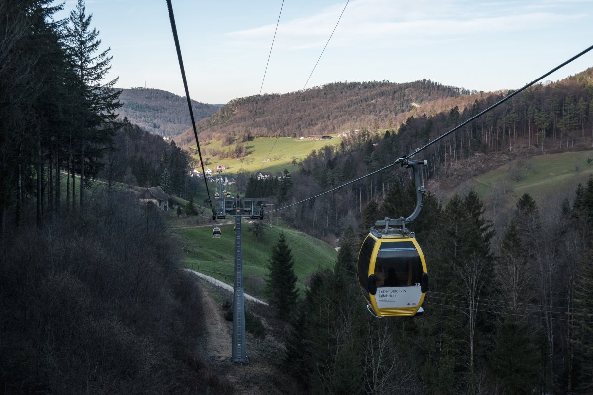 Kabinenbahn Reigoldswil-Wasserfallen, Januar 2023