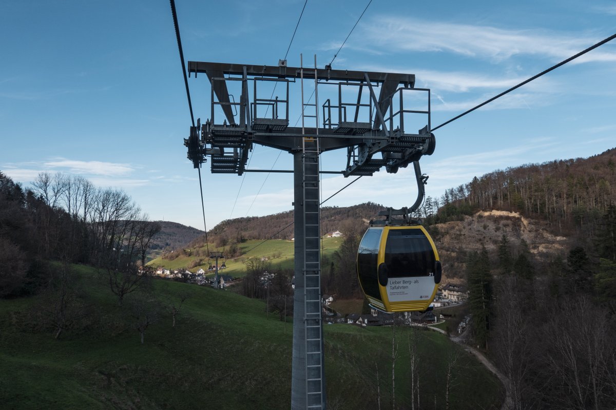 Kabinenbahn Reigoldswil-Wasserfallen, Januar 2023
