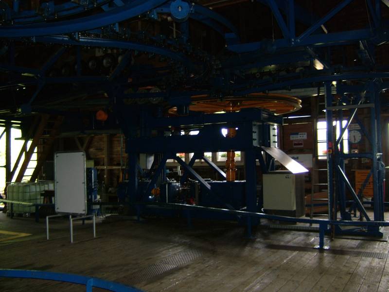 Talstation der Sesselbahn Nesselboden-Weissenstein, Juli 2005