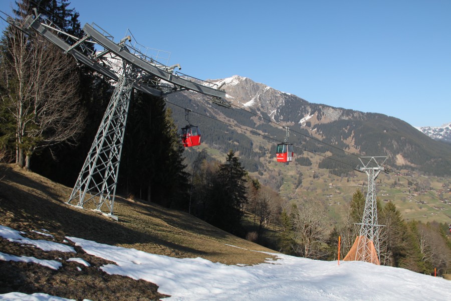 Kabinenbahn Grindelwald-Holenstein, März 2011