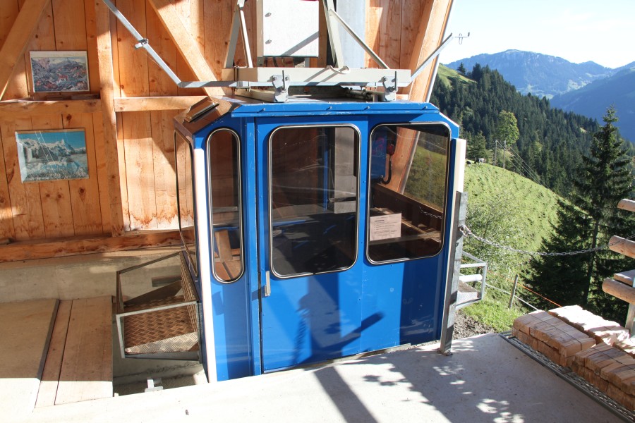 Bergstation der Luftseilbahn Diegisbalm-Oberalp, September 2012
