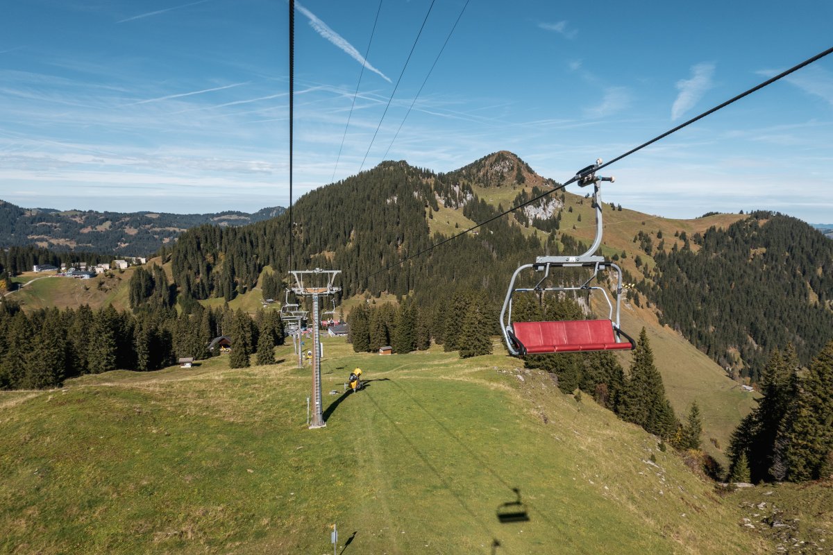 Sesselbahn Seebli-Chli Sternen, Oktober 2022