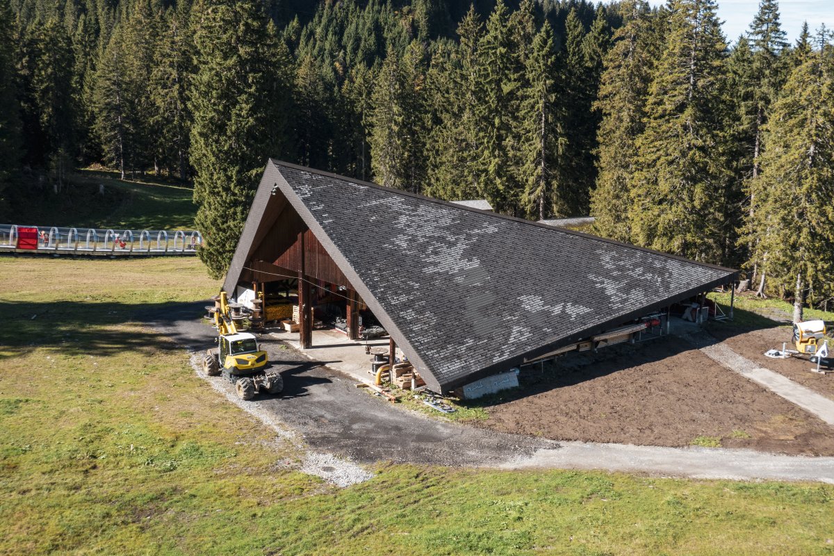 Talstationen der ehemaligen Anlagen Seebli-Chli Sternen, Oktober 2022