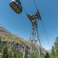 Luftseilbahn Zermatt-Furi, Juni 2022