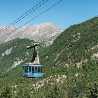Luftseilbahn Zermatt-Furi, Juni 2022