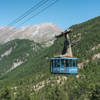 Luftseilbahn Zermatt-Furi, Juni 2022