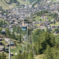 Luftseilbahn Zermatt-Furi, Juni 2022