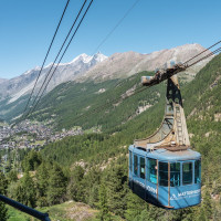 Luftseilbahn Zermatt-Furi, Juni 2022