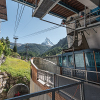 Luftseilbahn Zermatt-Furi, Juni 2022