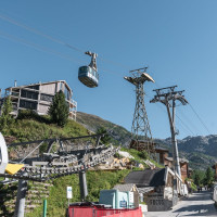 Luftseilbahn und Kabinenbahn Zermatt-Furi, Juni 2022