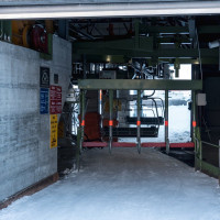 Talstation der Sesselbahn Patrullarve-Blauherd, März 2026