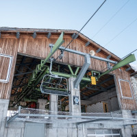 Bergstation der Sesselbahn Patrullarve-Blauherd, März 2026