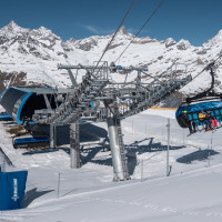 Talstation der Sesselbahn Riffelberg-Gifthittli, März 2026