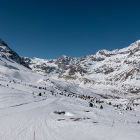 Abfahrt an der Sesselbahn Hörnli, März 2026