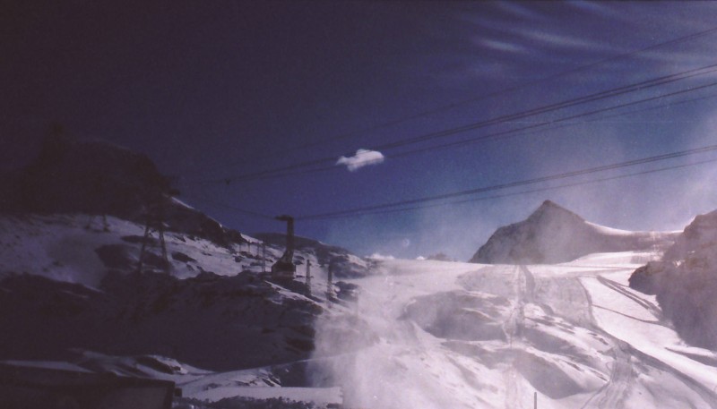 Luftseilbahn Trockener Steg-Klein Matterhorn und Theodulgletscher, Juni 1997