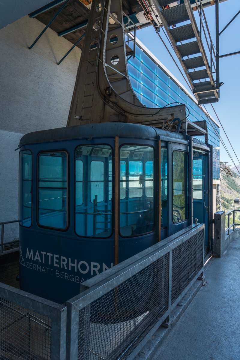 Luftseilbahn Zermatt-Furi, Juni 2022