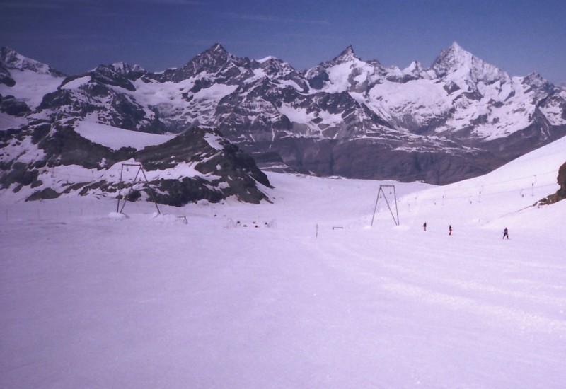 Schlepplifte Plateau Rosa, Oktober 1998