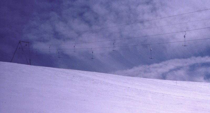 Schlepplifte Plateau Rosa, Oktober 1998
