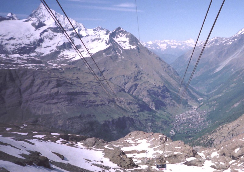 Luftseilbahn Furi-Trockener Steg, Oktober 1998