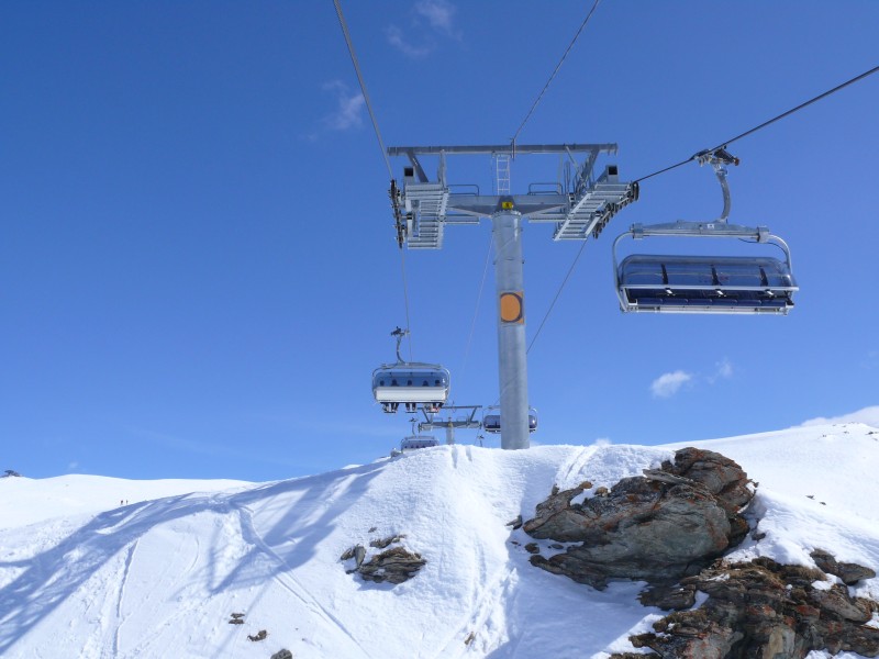 Sesselbahn Riffelberg-Gifthittli, April 2009